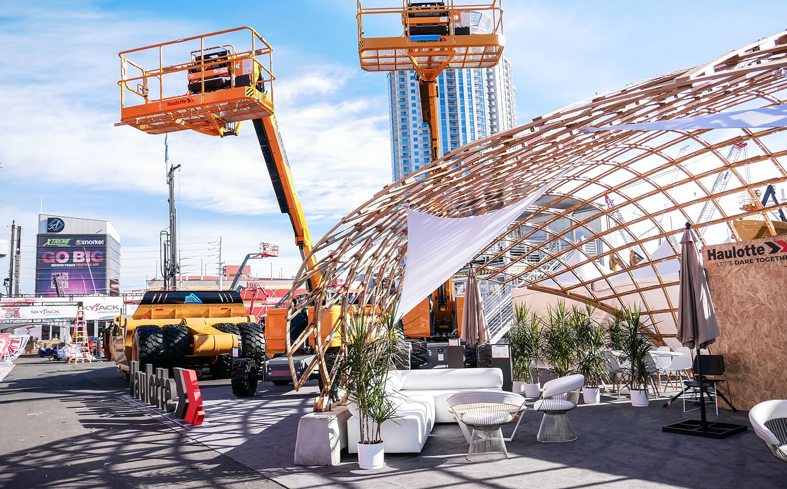 Une voûte gridshell à Las Vegas — FUGU® Structures